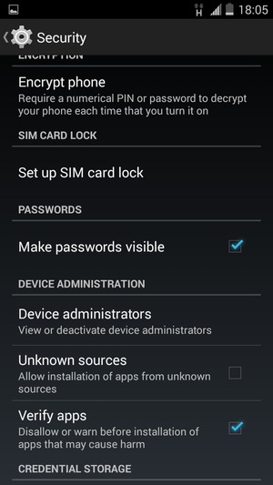 To change the PIN for the SIM card, return to the Security menu and select Set up SIM card lock