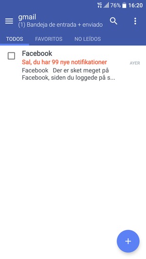 Su Gmail está listo para usar