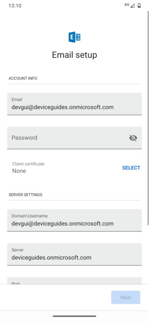 Enter your password