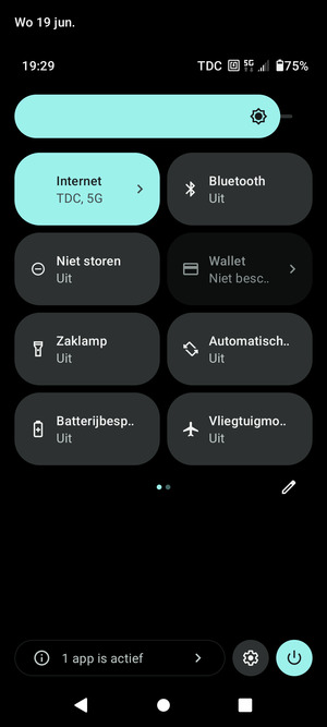 Pas helderheid aan op het vereiste niveau