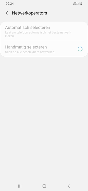 Wacht tot de zoekopdracht beëindigd is