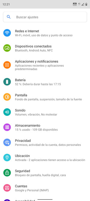 Seleccione Redes e Internet
