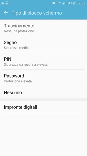 Seleziona Segno