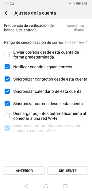 Seleccione SIGUIENTE