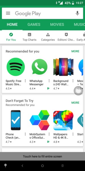 Select the Search bar