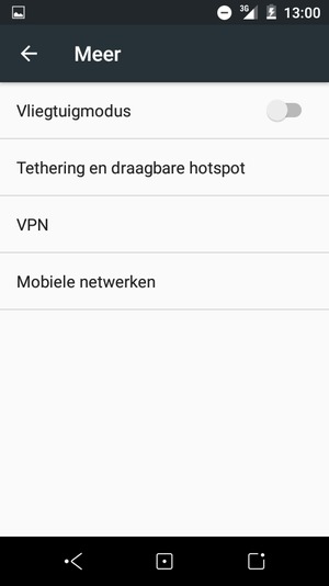 Selecteer Tethering en draagbare hotspot