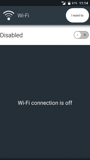 Turn Wi-Fi on