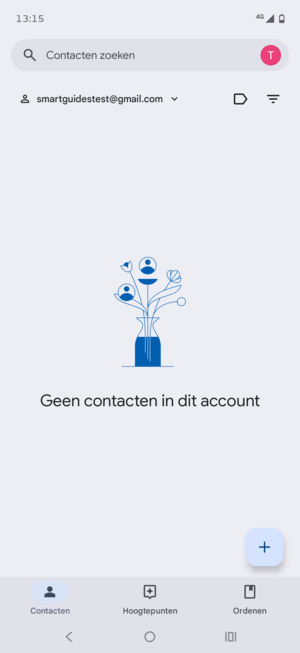 Selecteer Organiseren