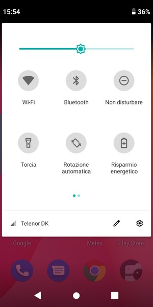 Seleziona il tasto Impostazioni