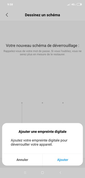 Sélectionnez Annuller
