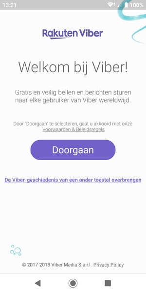 Uw app is klaar voor gebruik