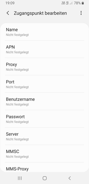 Geben Sie Internet-Informationen ein
