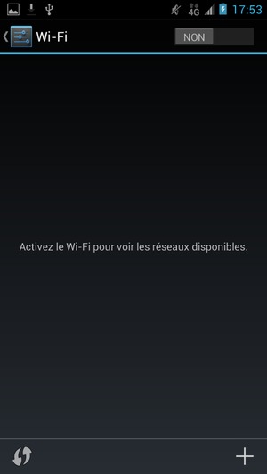 Activer le Wi-Fi