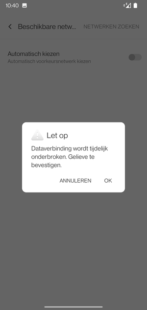Selecteer OK