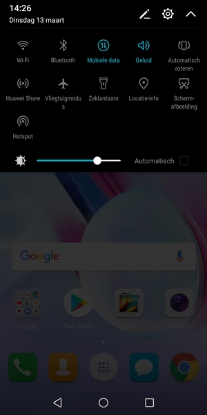 Vink het selectievakje Automatisch aan