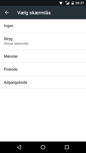 Vælg Mønster