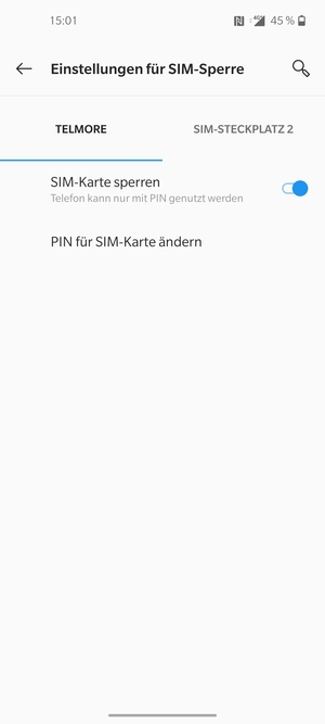 Ihre SIM-PIN wurde geändert