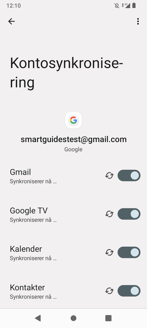 Dine kontakter fra Google vil synkroniseres til din Xiaomi