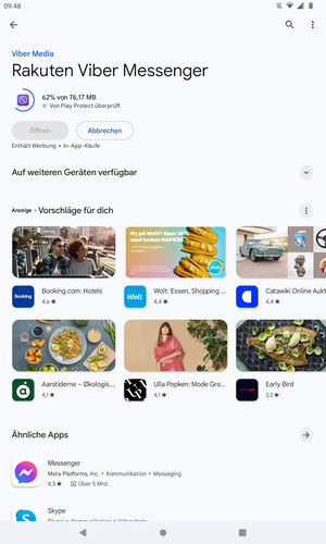 Warten Sie, bis der Installationsprozess  beendet ist
