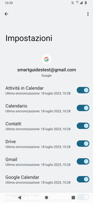 Assicurati che Contatti sia selezionato