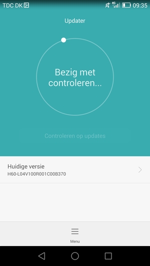Wacht tot de zoekopdracht beëindigd is