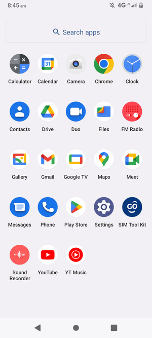 Select Settings