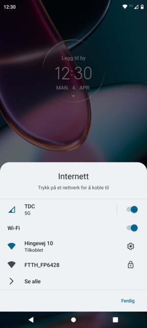 Slå av Wi-Fi