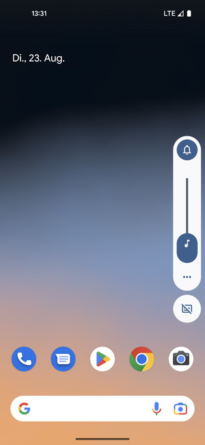 Um das Audioprofil zu ändern, wählen Sie Ton