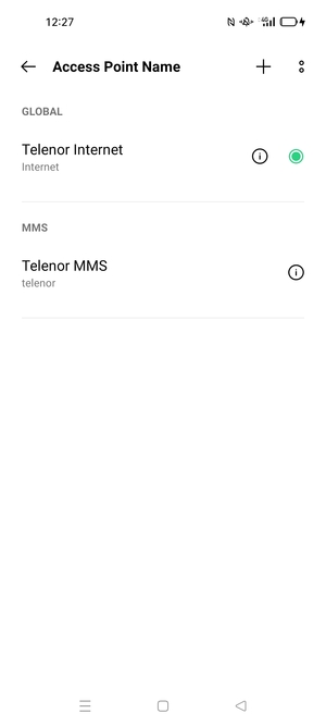 Select the Menu button