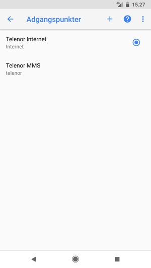 Vælg Menu-knappen