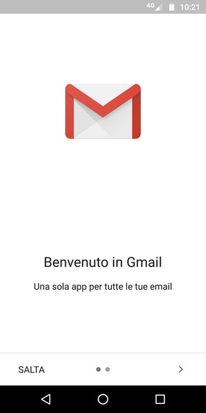 Seleziona AVANTI