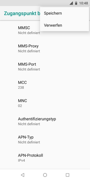 Wählen Sie Speichern