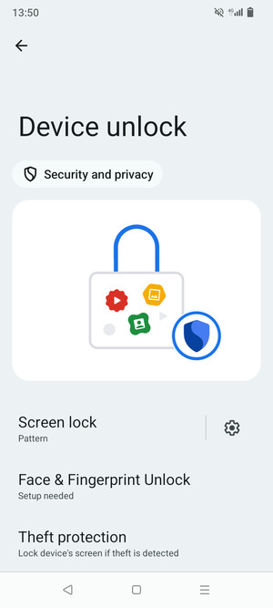 Your phone is now secure with a screen lock