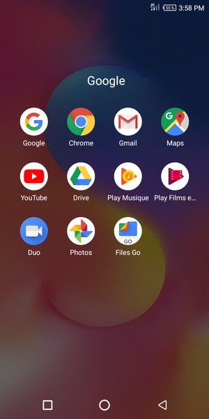 Sélectionnez Gmail
