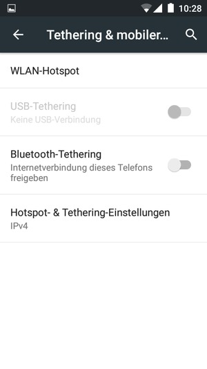 Wählen Sie WLAN-Hotspot