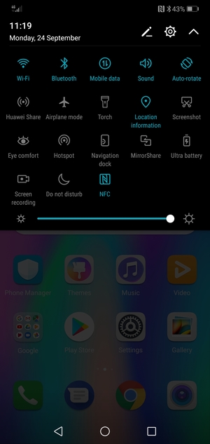 Turn off Wi-Fi and Bluetooth