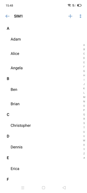 Select the Menu button