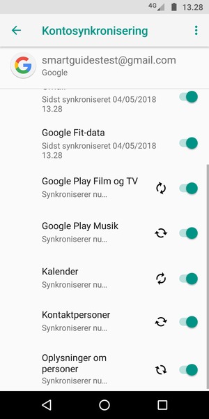 Dine kontakter fra Google vil nu blive synkroniseret til din telefon
