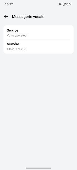 Sélectionnez Numéro