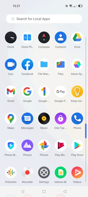 Select Settings