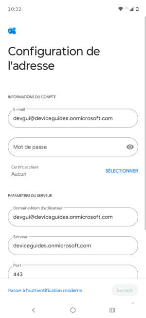 Saisissez votre mot de passe