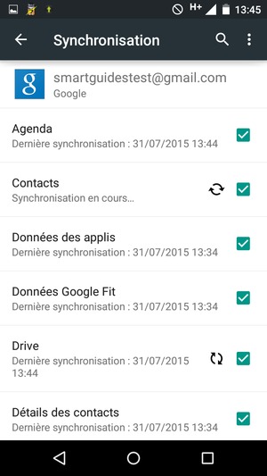 Cocher toutes les cases