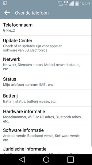 Selecteer Update Center