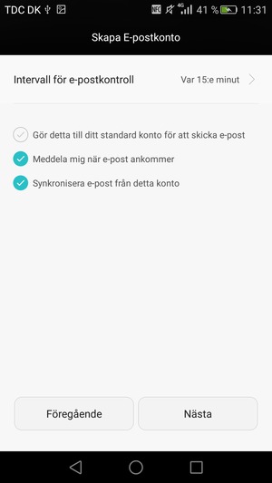 Välj Nästa