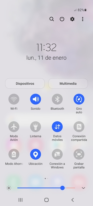 Desactive Ubicación