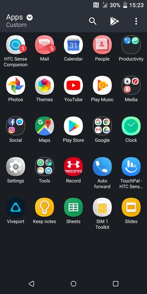 Select Settings