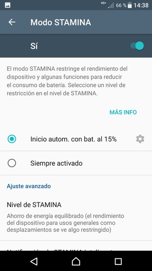 Active Modo STAMINA