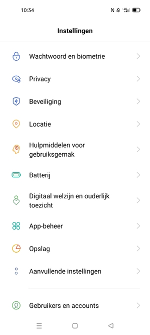 Om uw schermvergrendeling te activeren, ga naar het Instellingen-menu en selecteer Beveiliging