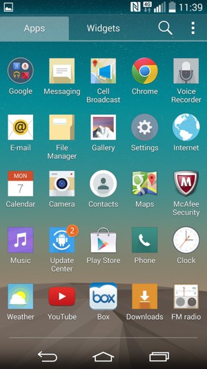 Select Settings