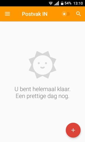 Uw account is klaar voor gebruik